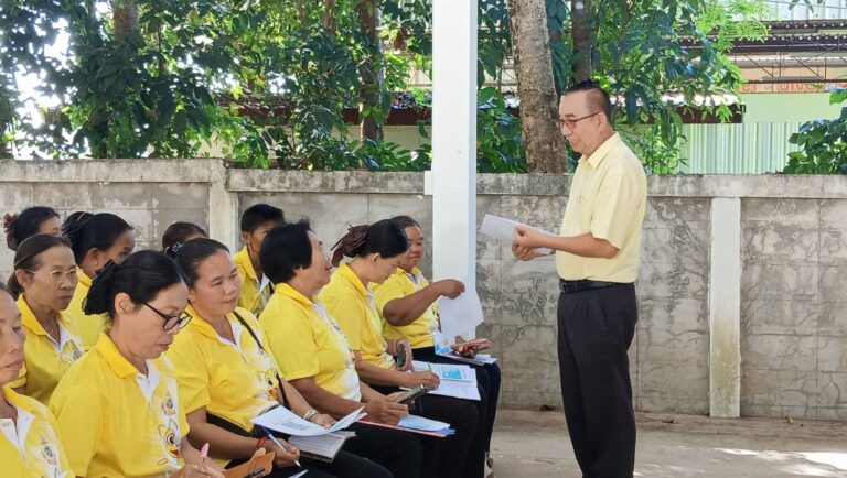 ขับเคลื่อนนโยบาย ‘รมต. พานับคาร์บ’ ลดแป้ง พร่องน้ำตาล เบาหวานรักษาหาย กลุ่มเป้าหมาย อสม. ในพื้นที่ตำบลเหล่าแดง